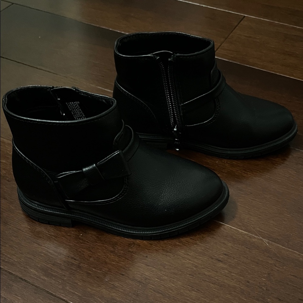 Cat & Jack Toddler Black Ankle Boots